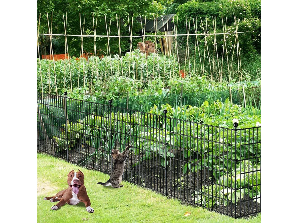 Metal Fence Panels 10 Pcs - Image 7
