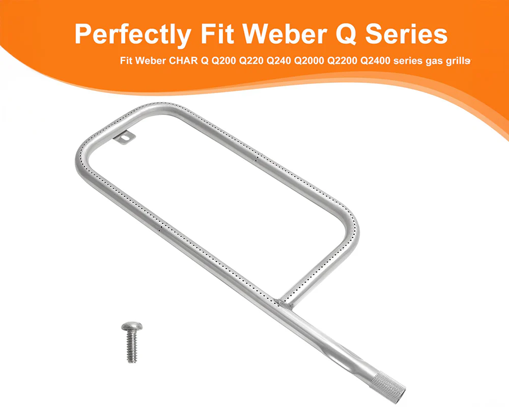 Grill Burner Tube Kit for Weber Q2200 Q2000 Q200 Q220 - Image 10