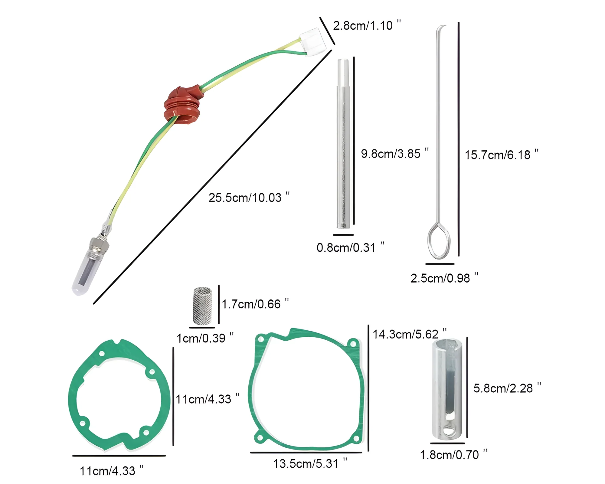 Glow Plug Repair Kit 12V Glow Plug Repair Kit for Diesel Heater 2KW 5KW 8KW - Image 3