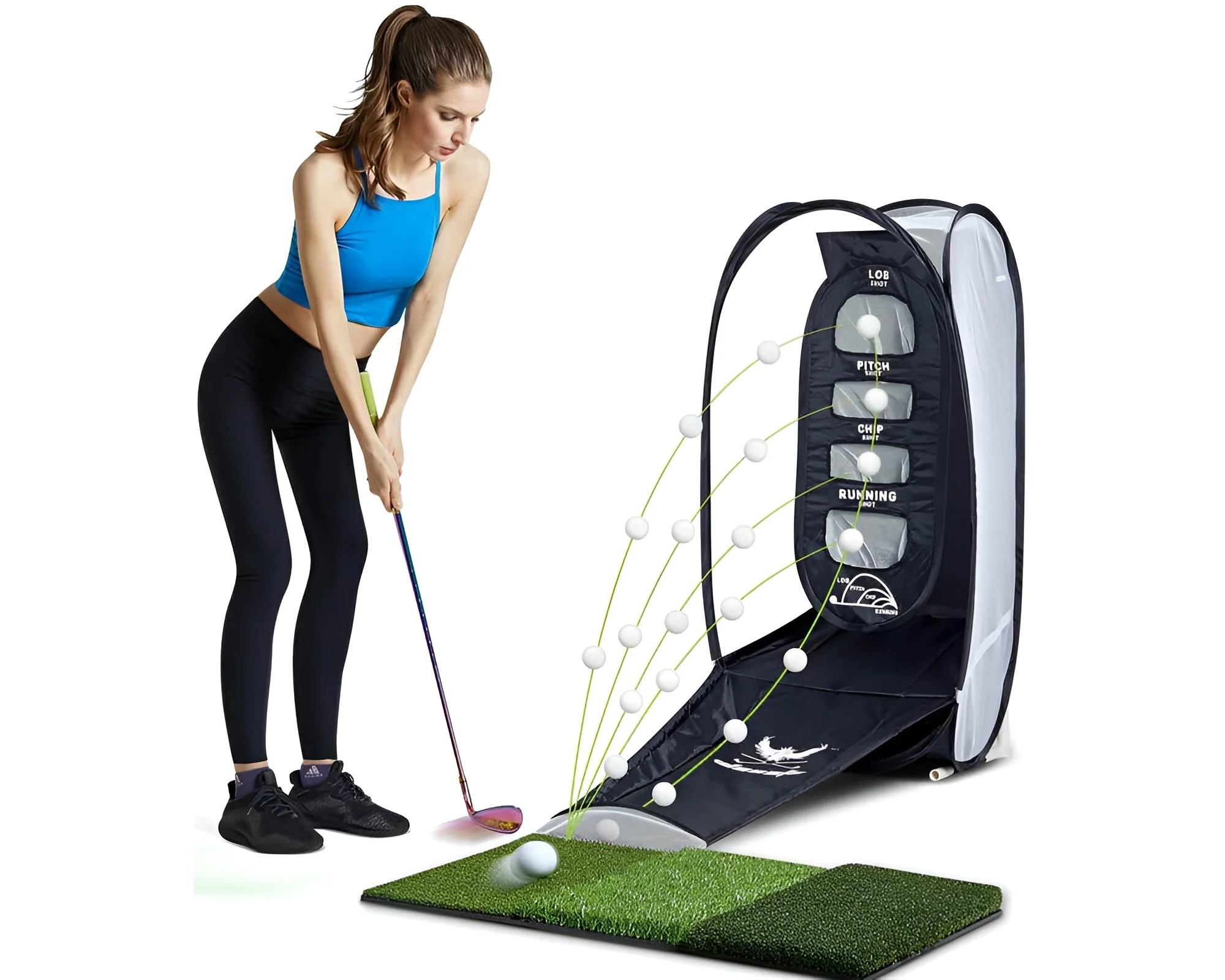 Golf Practice Net Hitting Nets Swing Trainer Net - Image 2