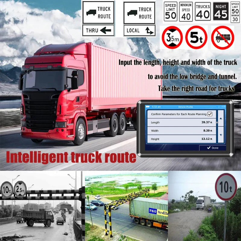 5-Inch Car GPS Navigation System NZ maps - Image 8
