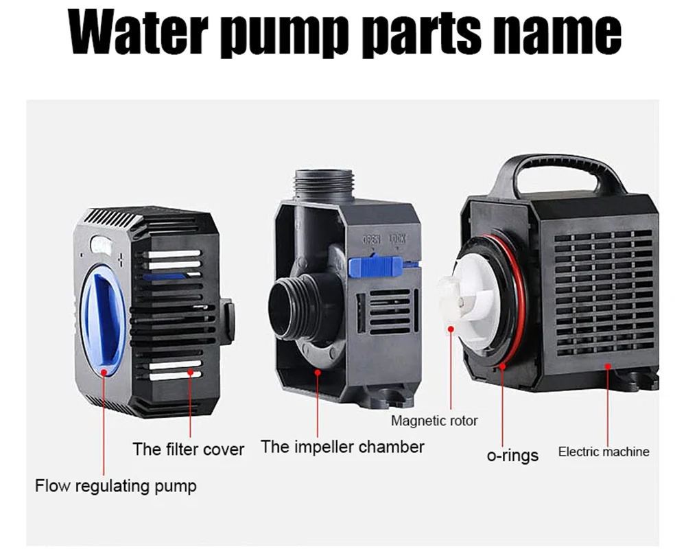 Pond Pump Fish Tank Filter Submersible Pump - Image 6