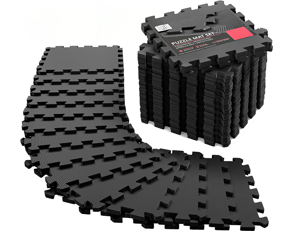 18 Pack EVA Foam Gym Interlocking Floor Puzzle Mats - Image 2