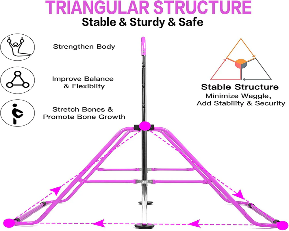 Gymnastics Training Bar Purple - Image 3