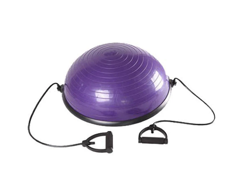 Trainer Exercise Yoga Half Balance Ball With Resistance Bands - Image 2