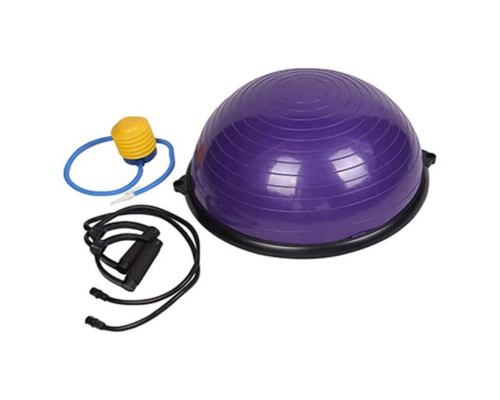 Trainer Exercise Yoga Half Balance Ball With Resistance Bands - Image 6