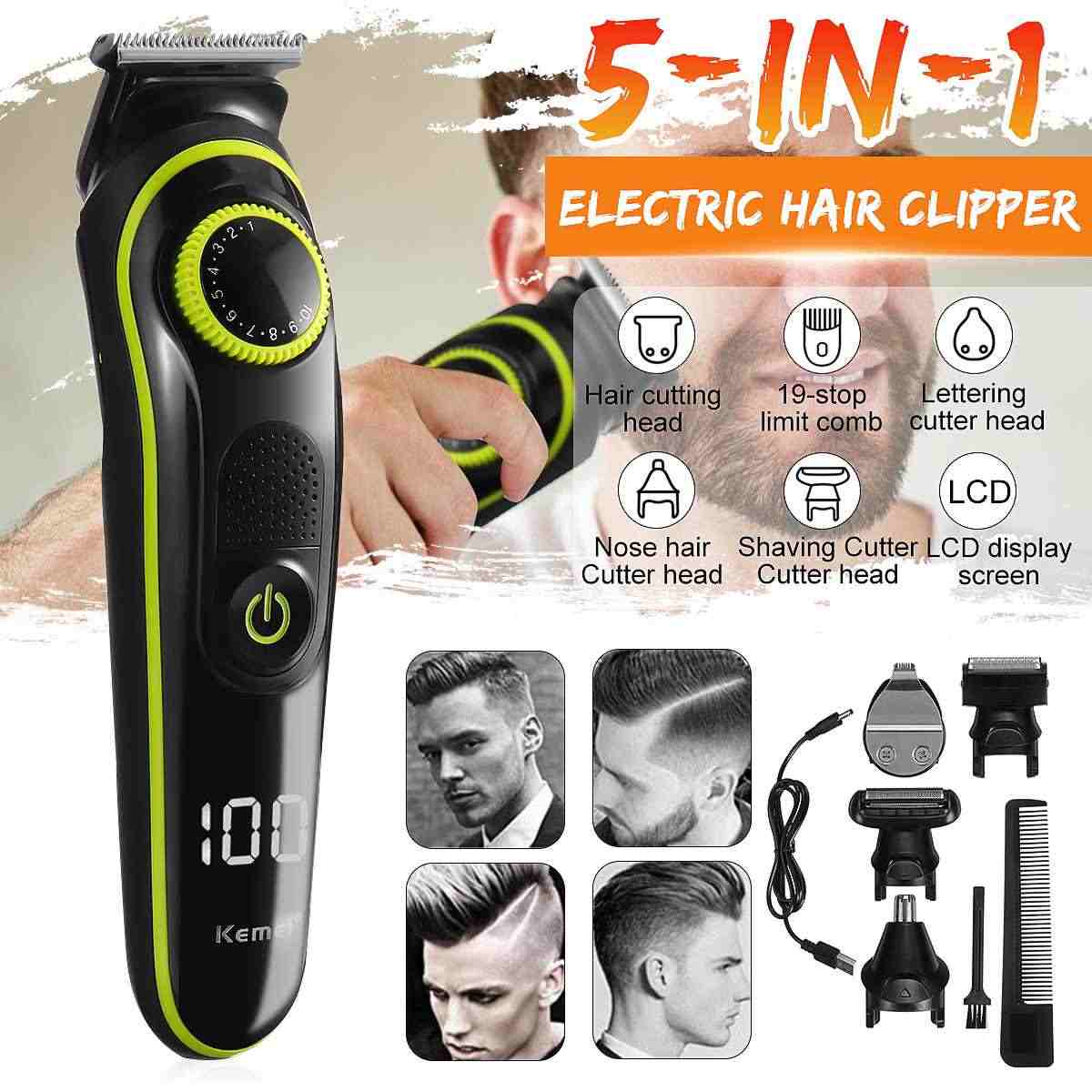 Hair Trimmer Shaver Clippers Cordless - Image 5