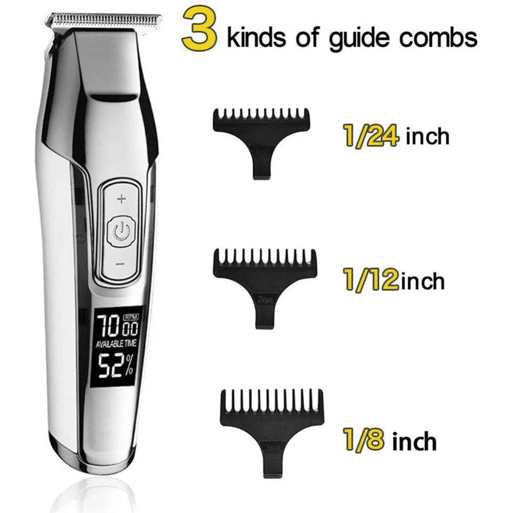 Cordless Rechargeable Hair Trimmer Shaver Clippers - Image 2