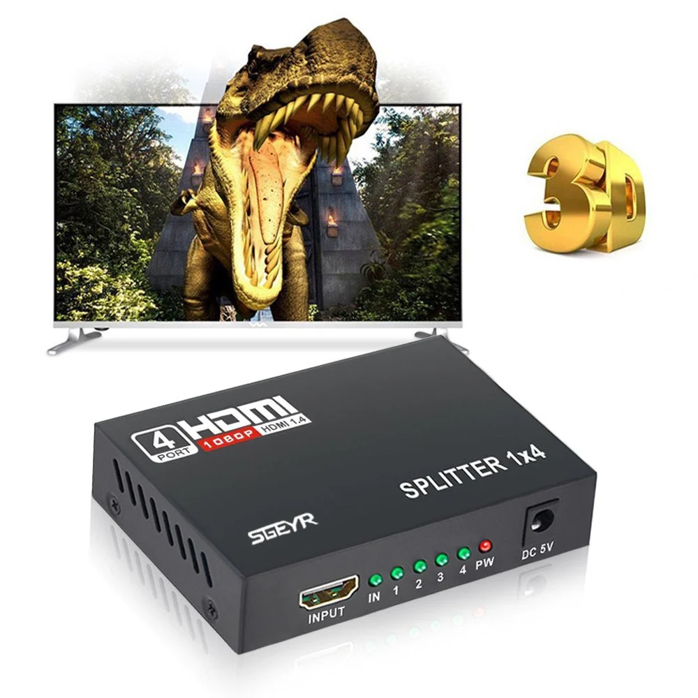 HDMI Splitter 1 in 4 Out - Image 2