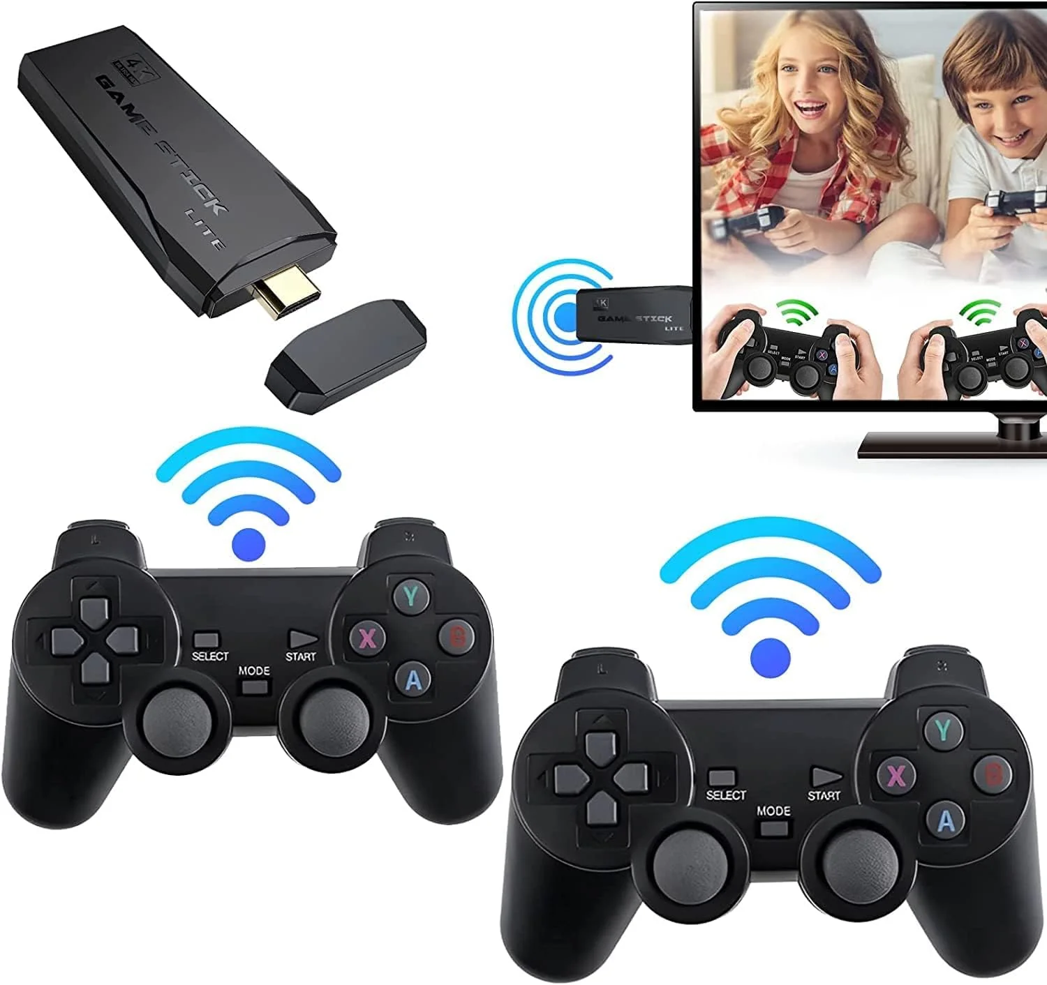 4K Wireless HDMI TV Gaming Stick Console - Image 12