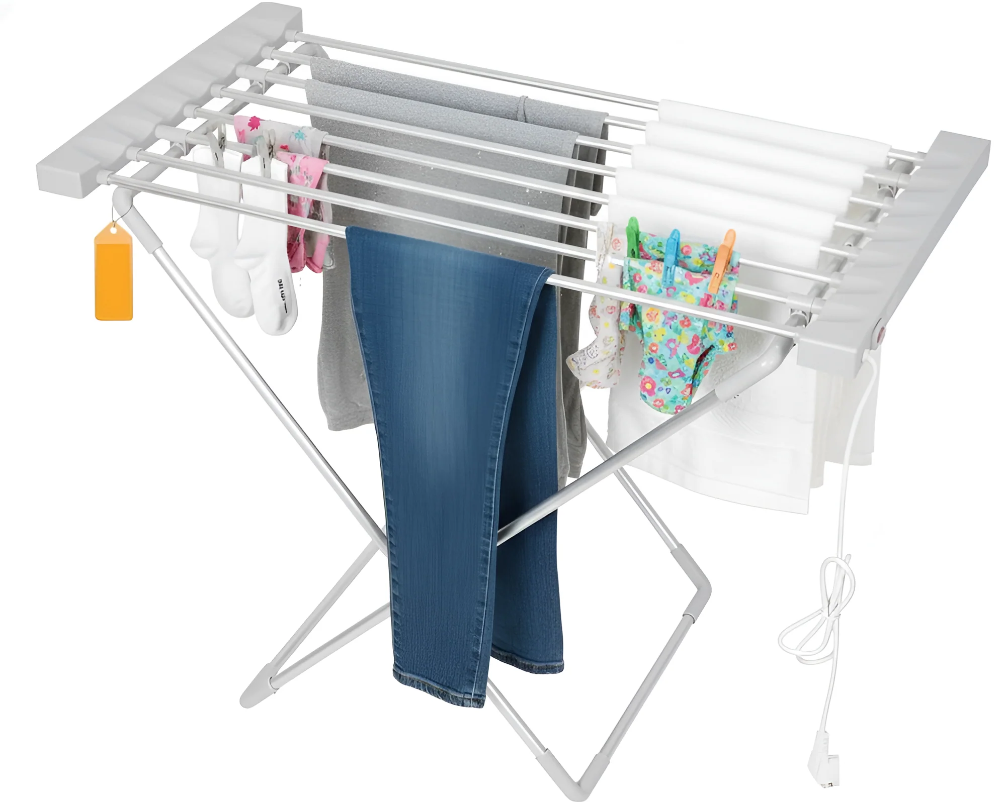 Heated Towel Rail Clothes Airer Stand Electric clothes drying rack - Image 2