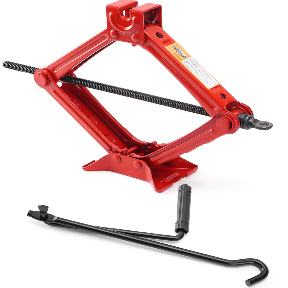 Scissor Jack 2 Ton Heavy Duty Steel Car Jack with Ratchet Handle
