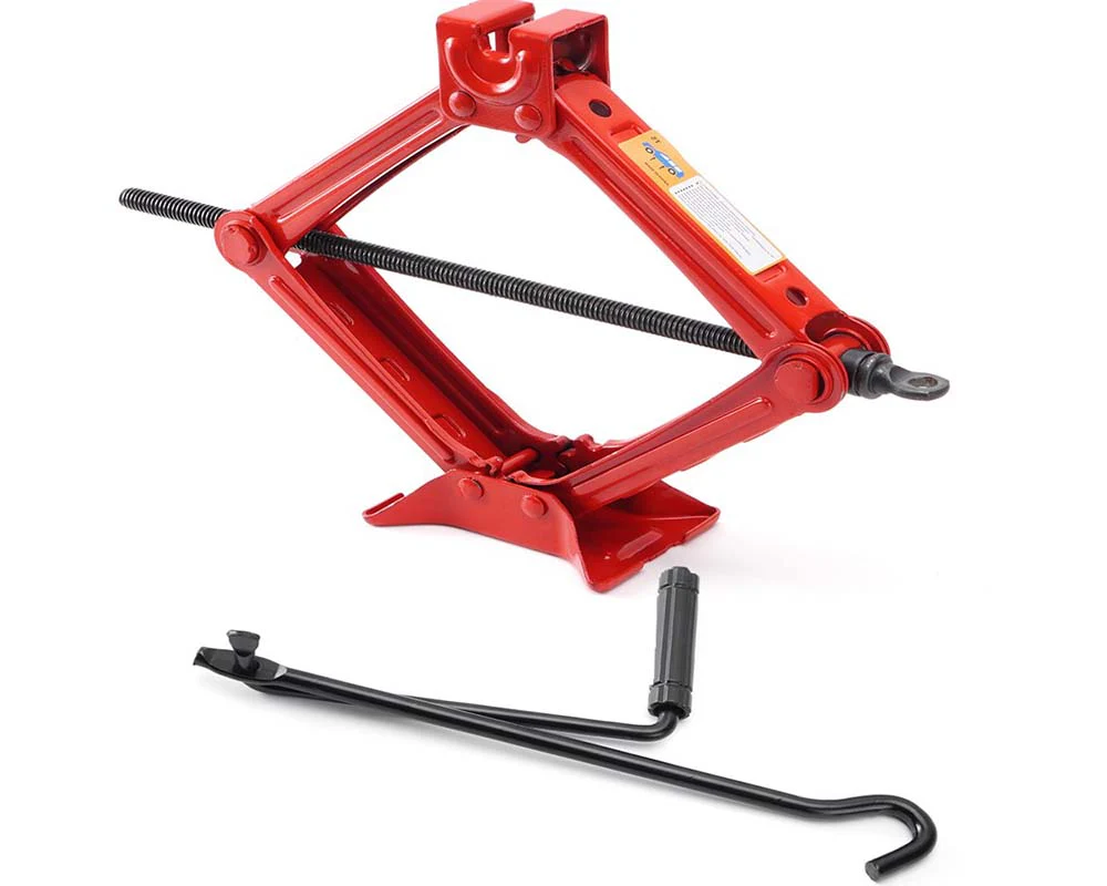 Scissor Jack 2 Ton Heavy Duty Steel Car Jack with Ratchet Handle - Image 12