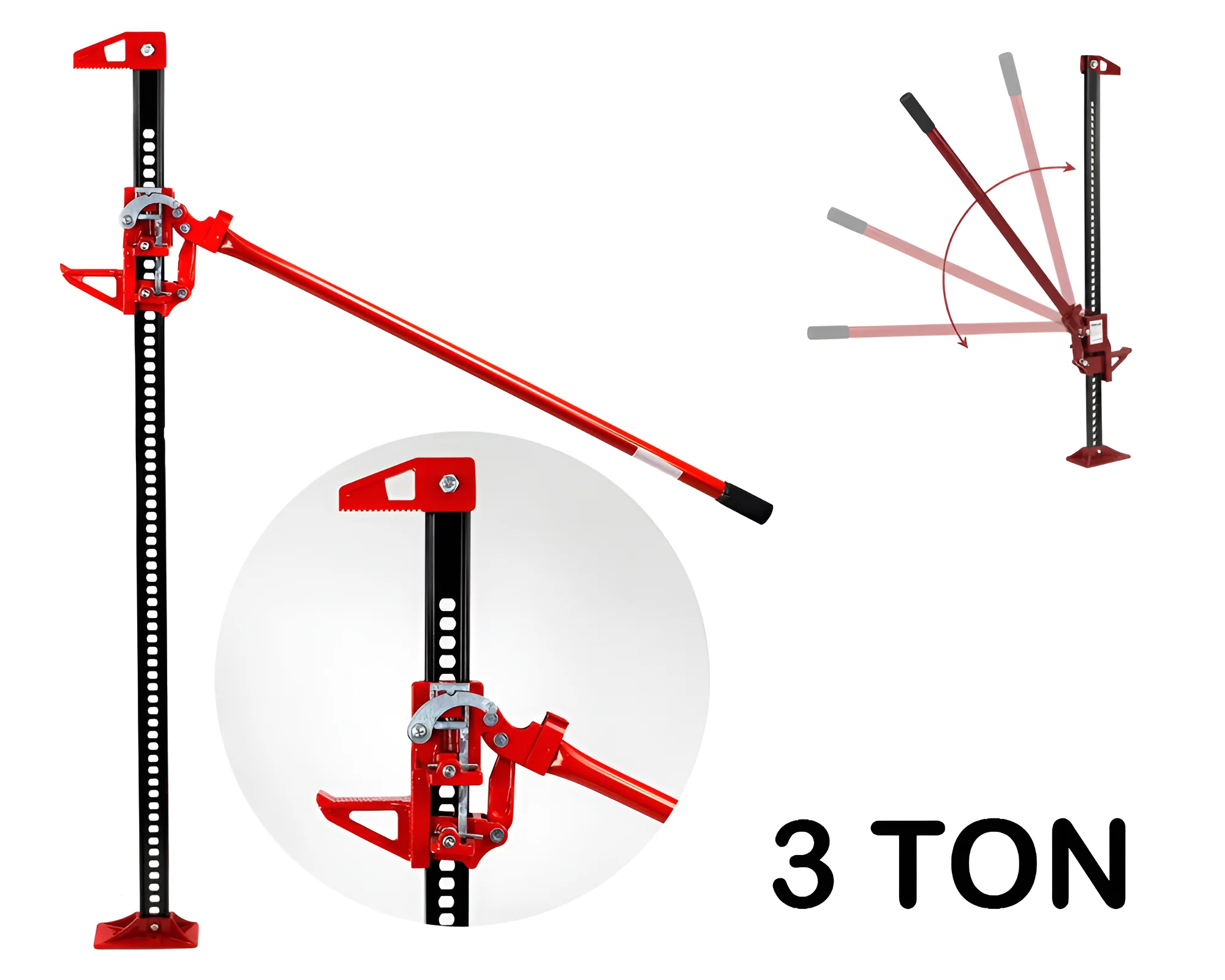 Heavy Duty Lifting Jack 3 Ton 60" Farm Jacks - Image 3