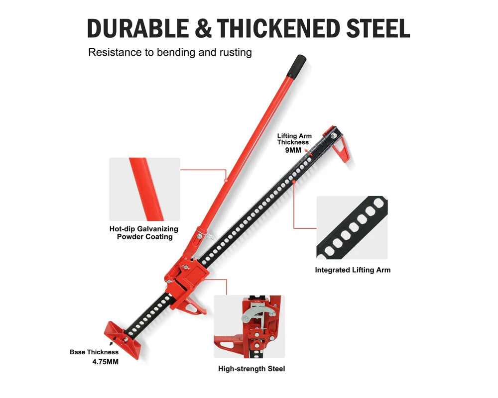 Heavy Duty Lifting Jack 3 Ton 60" Farm Jacks - Image 4