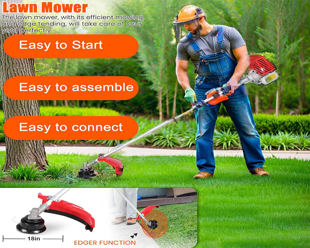 Petrol Garden Multi Tool 5 in 1 Grass Trimming and Cutting Set - Image 10