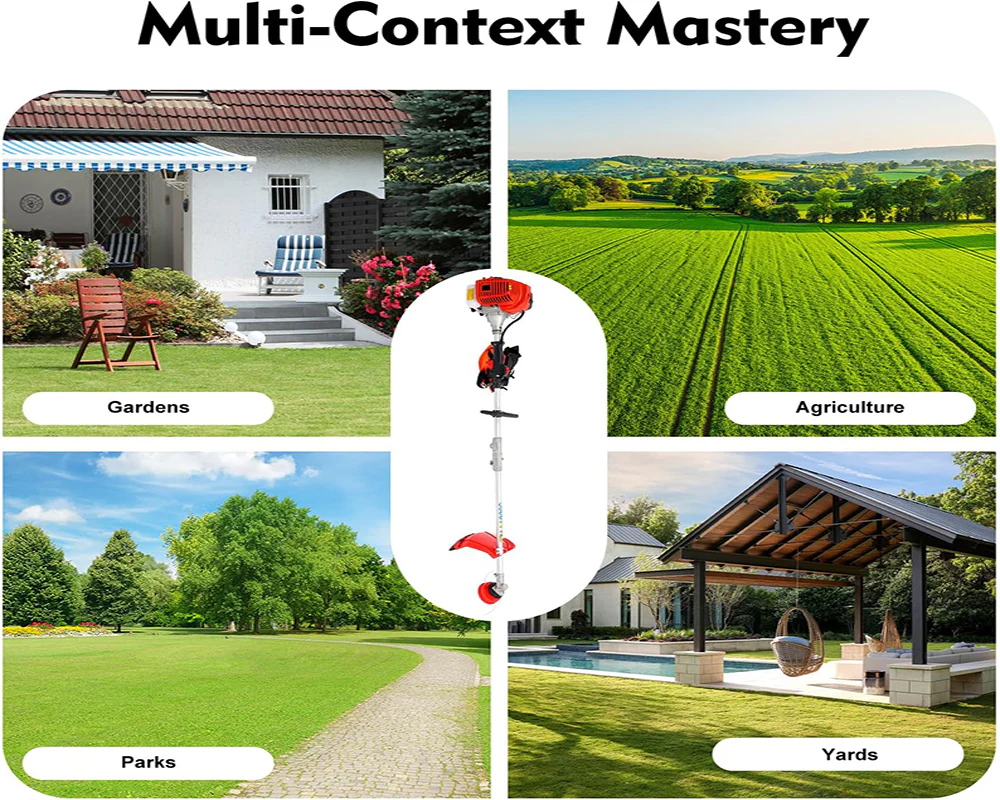 Petrol Garden Multi Tool 5 in 1 Grass Trimming and Cutting Set - Image 4