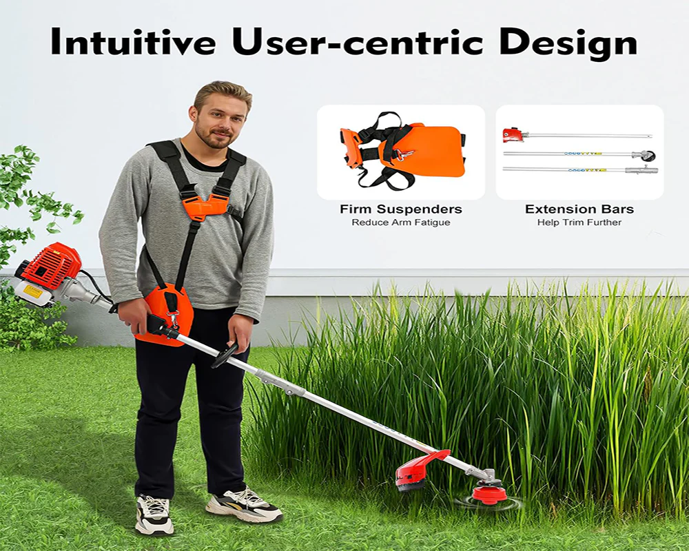 Petrol Garden Multi Tool 5 in 1 Grass Trimming and Cutting Set - Image 9