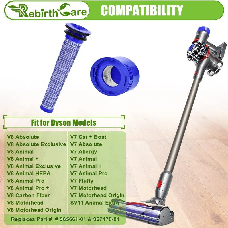 Pre and Post Filters Replacement Set for Dyson SV11 Cordless Vacuum - Image 4