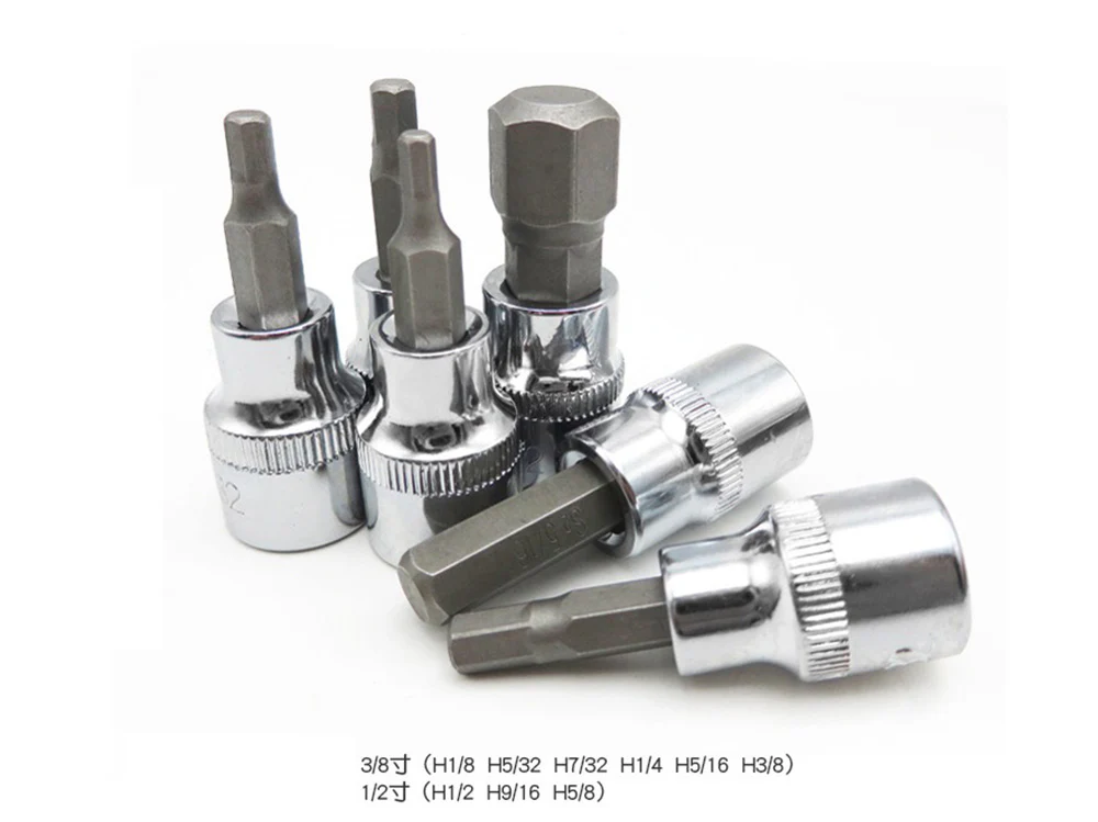 HEX Bit Socket Set - 3/8" 1/2" - Image 6