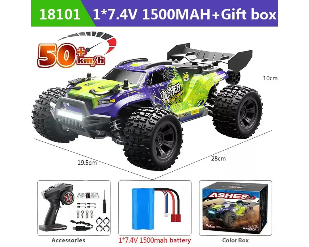 RC Car 4WD Monster Truck Off-Road Vehicle Remote Control Crawler - Image 10