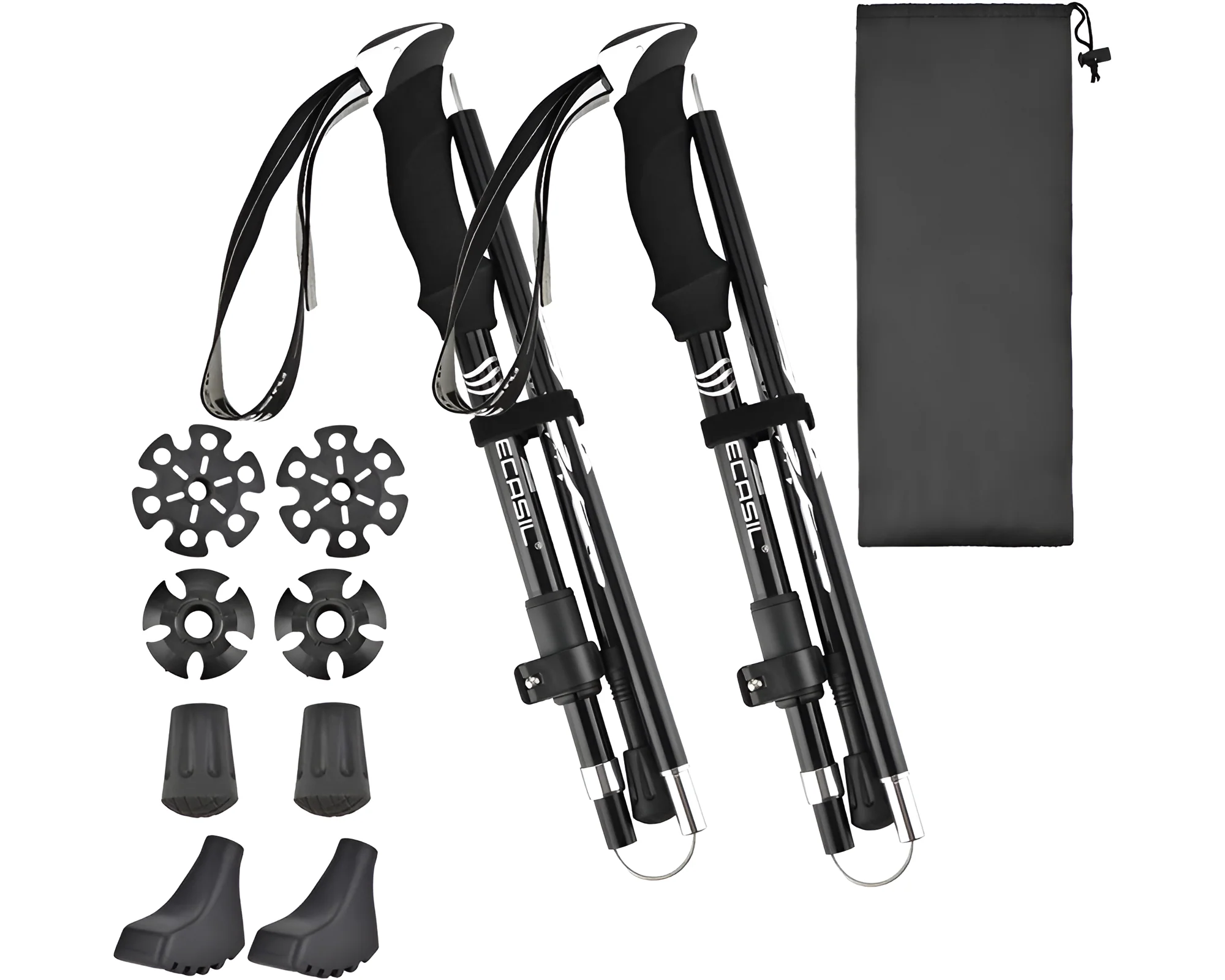 Hiking Trekking Poles Walking Sticks - Image 2