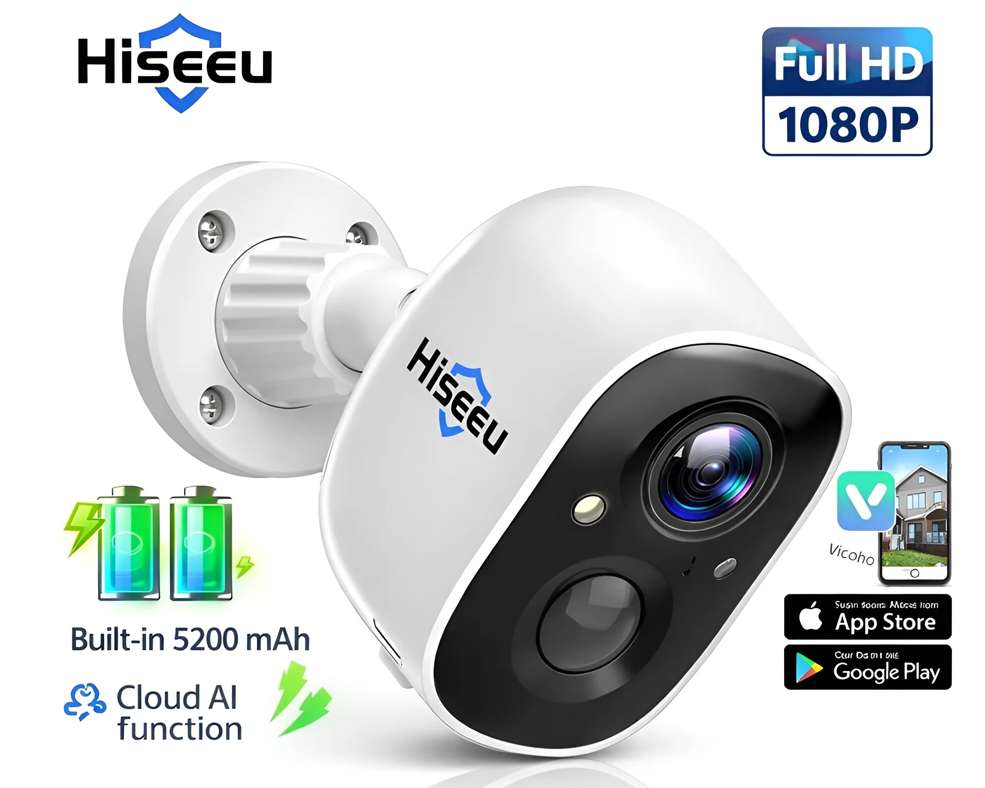 Hiseeu 1080P Wireless Security Camera - Image 2