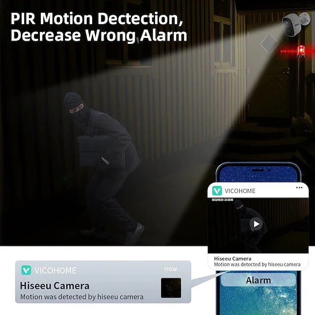 Hiseeu 1080P Wireless Outdoor WiFi Security Camera - Image 2