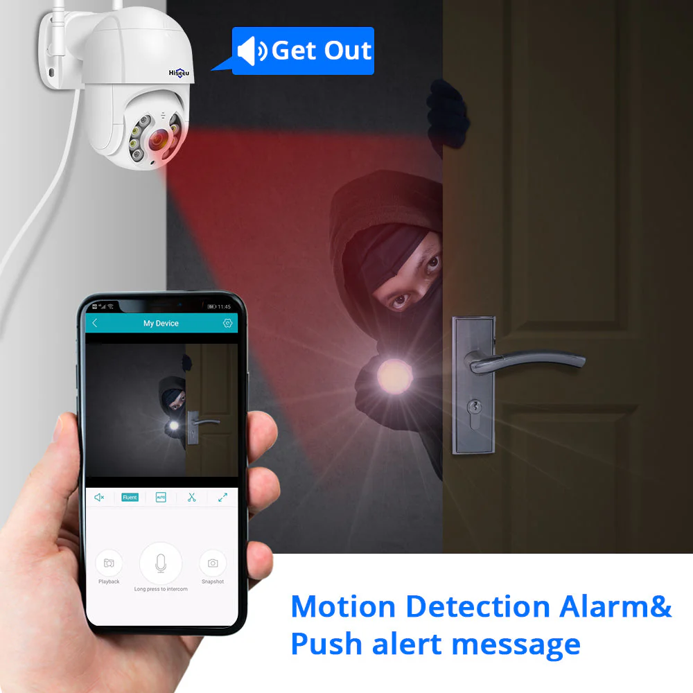 3MP PTZ Outdoor Security Camera WiFi - Image 6