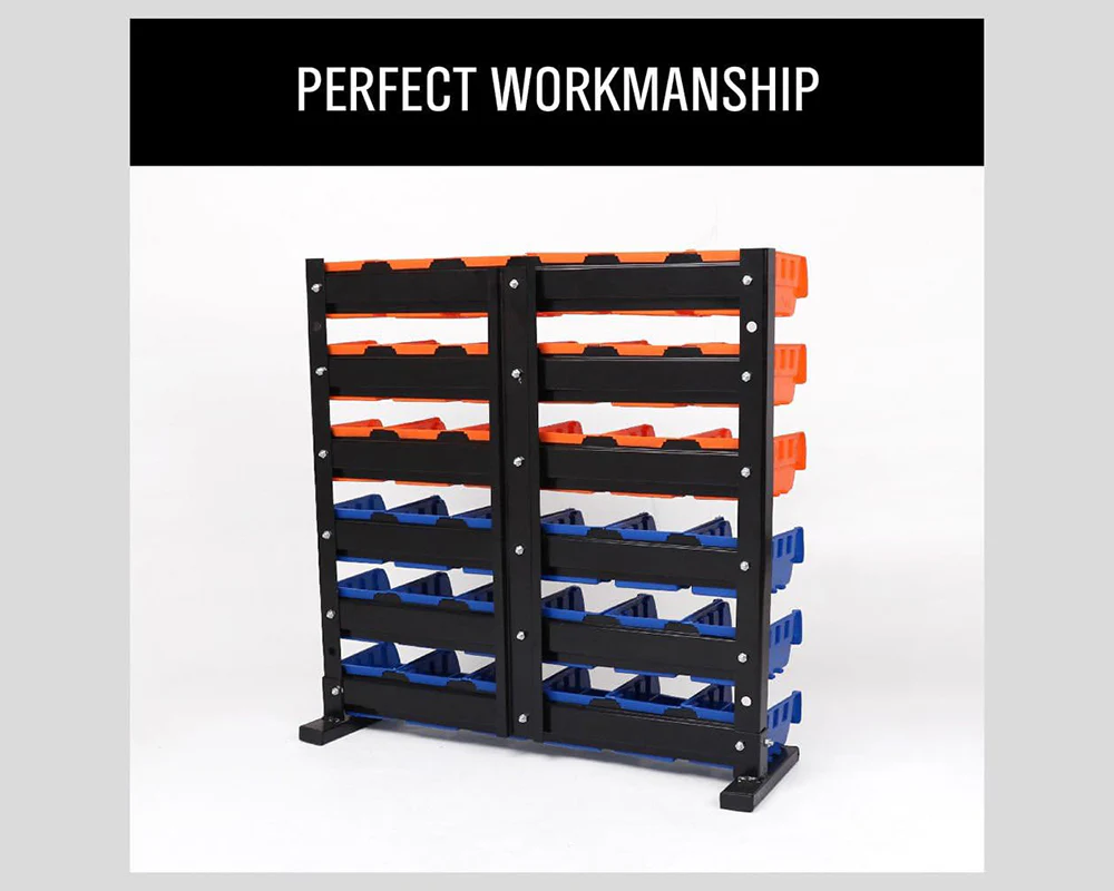 Garage Organiser Parts Rack With 36 Bins - Image 4