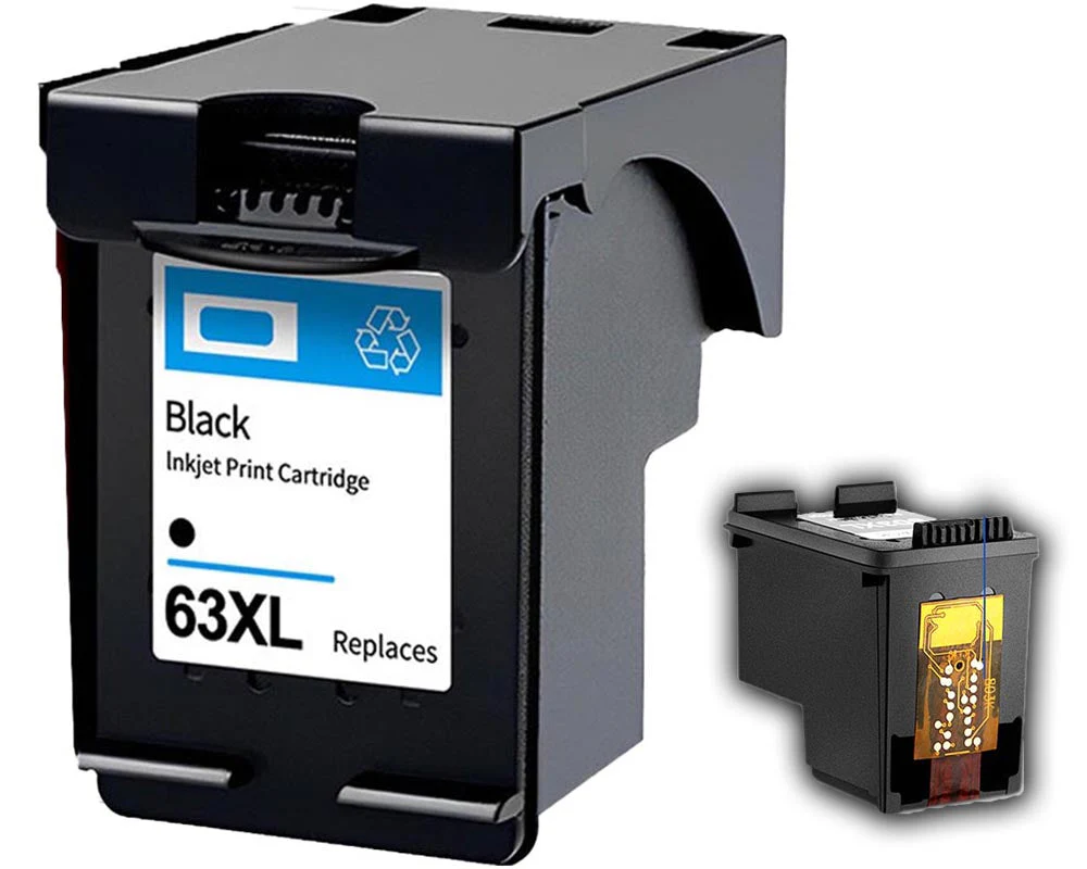 HP63 XLBK Compatible Ink Cartridge for HP Printer DeskJet 1110 1115 2130 2135 - Image 10