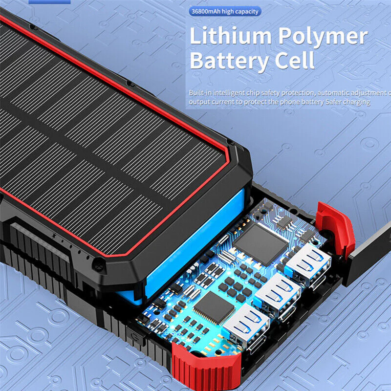 36800mAH Solar Power Bank - Image 5