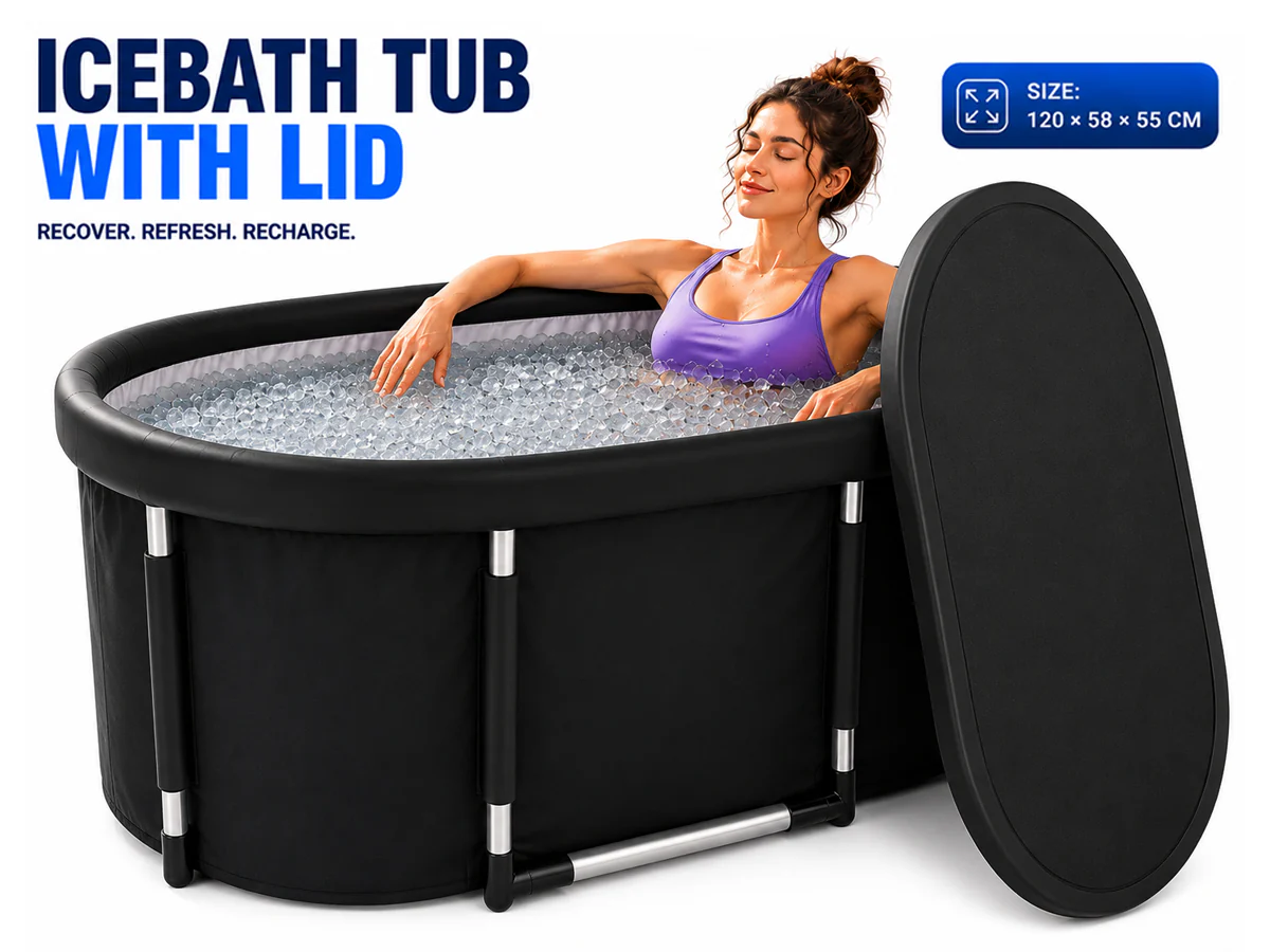 Portable Ice Bath Tub With Lid - Image 9