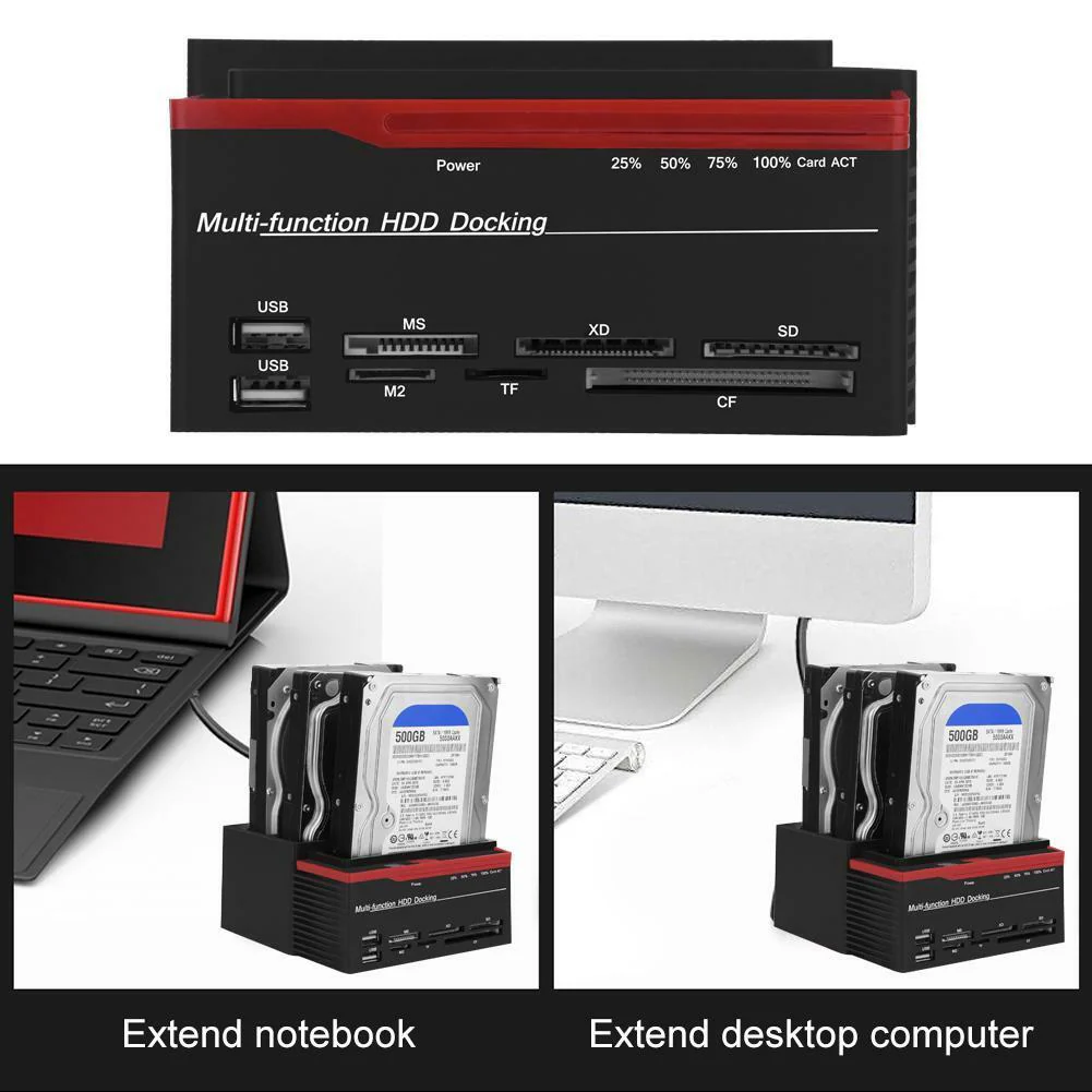 Triple Slot Hard Drive Docking Station - Image 4