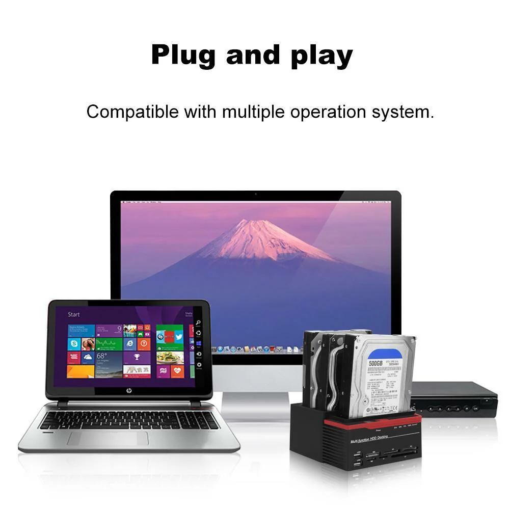 Triple Slot Hard Drive Docking Station - Image 5