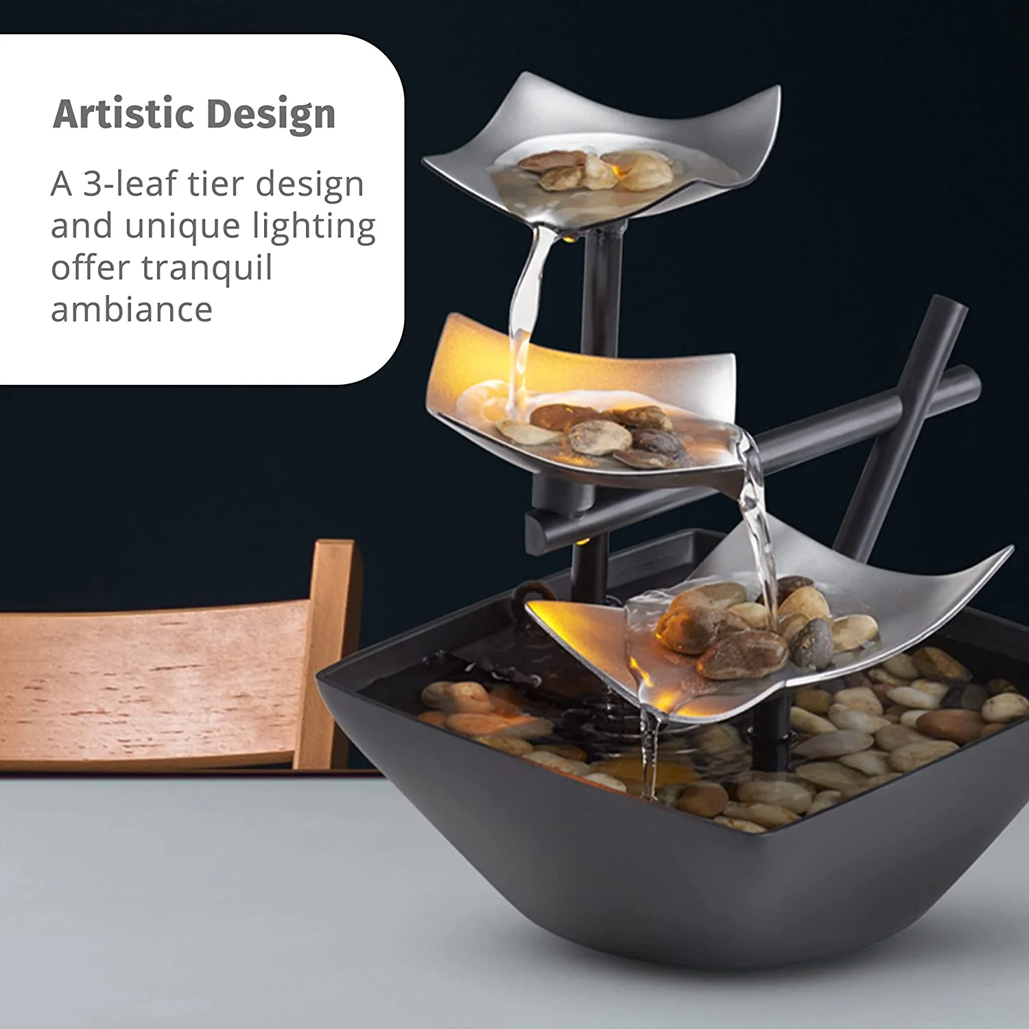 Tabletop Fountain Water Fountain for Home - Image 3