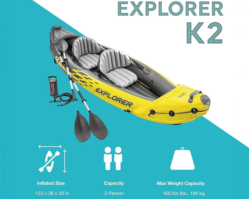 Inflatable Kayak 2 Persons - Image 6