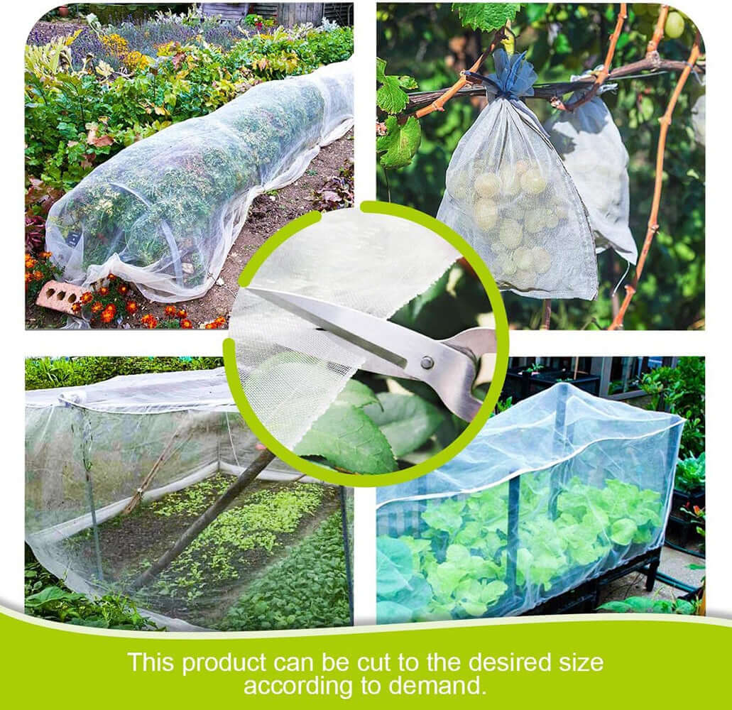 3 x 10M Insect Netting Vegetables Plant Crop Mesh Protection - Image 4