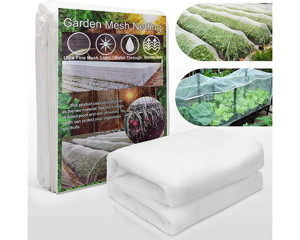 3 x 10M Insect Netting Vegetables Plant Crop Mesh Protection - Image 8