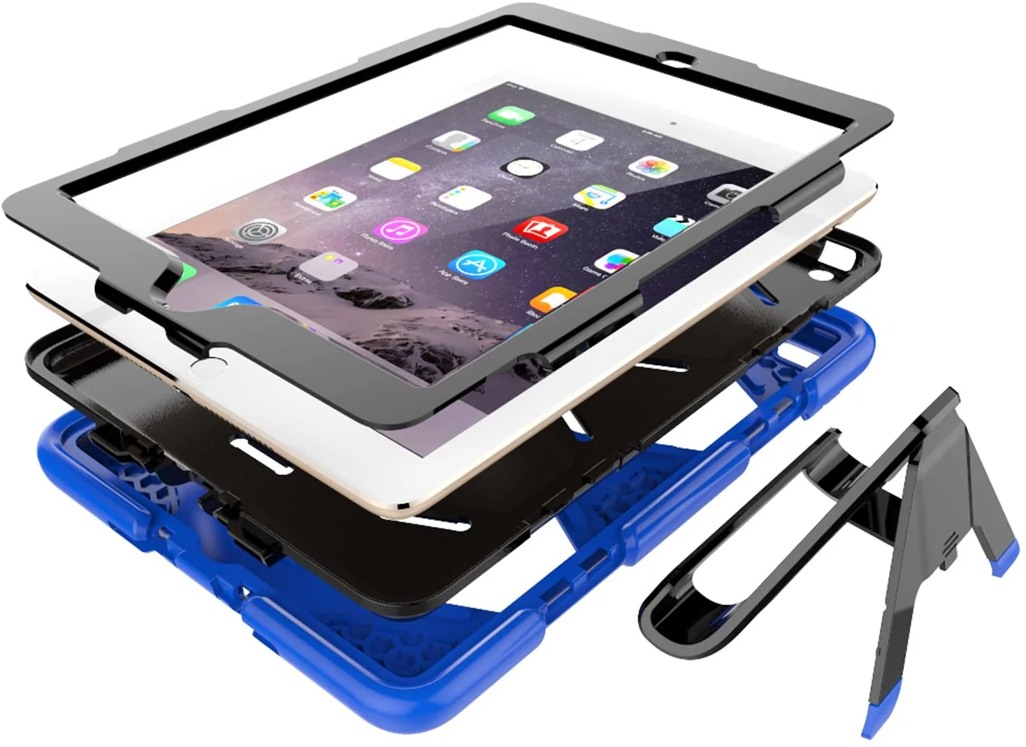 iPad Air Case Air 2 Case Cover Rugged Shockproof Case - Image 4