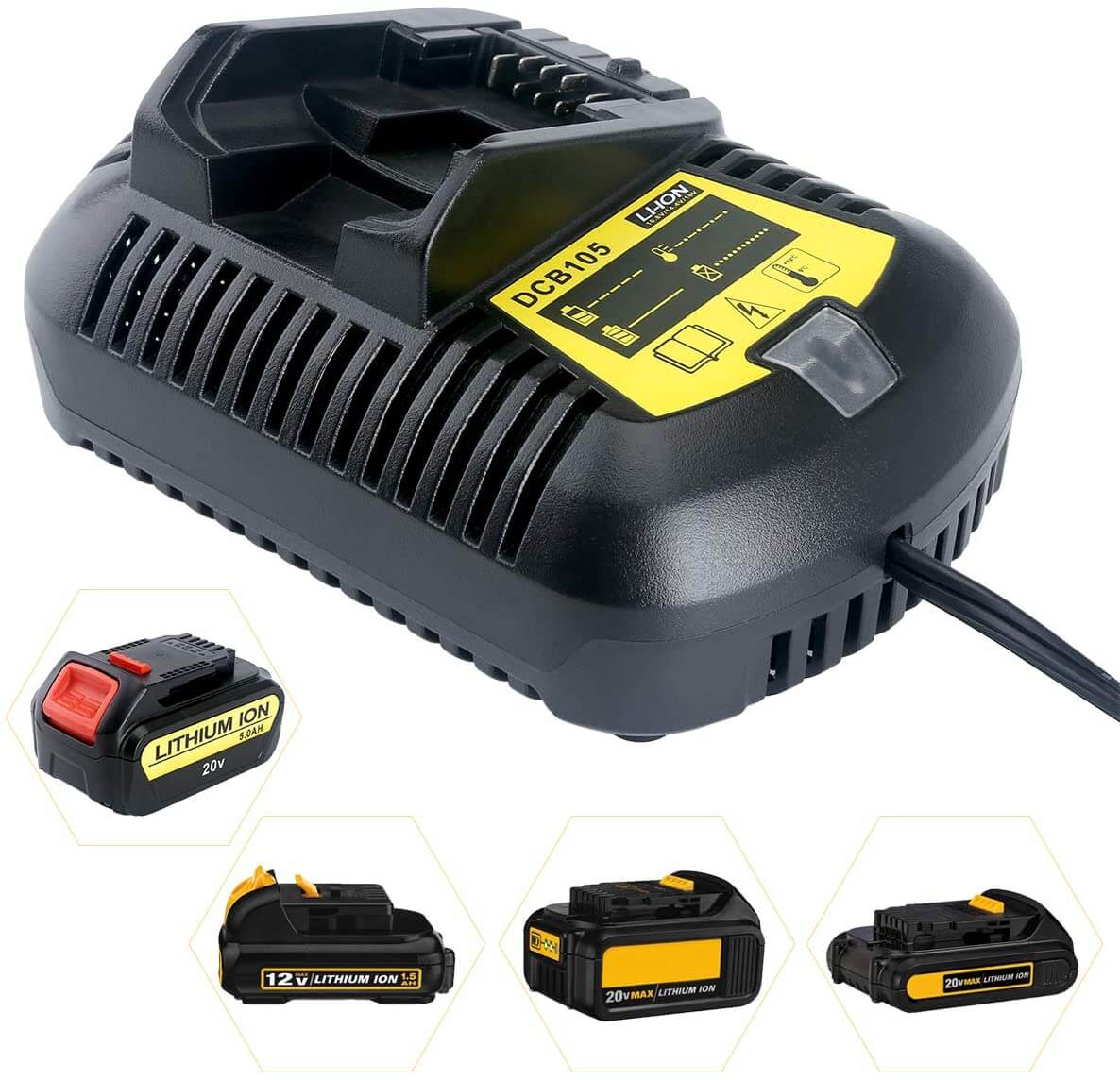 Dewalt battery charger DCB105 Battery 3000mAh Replacement - Image 2
