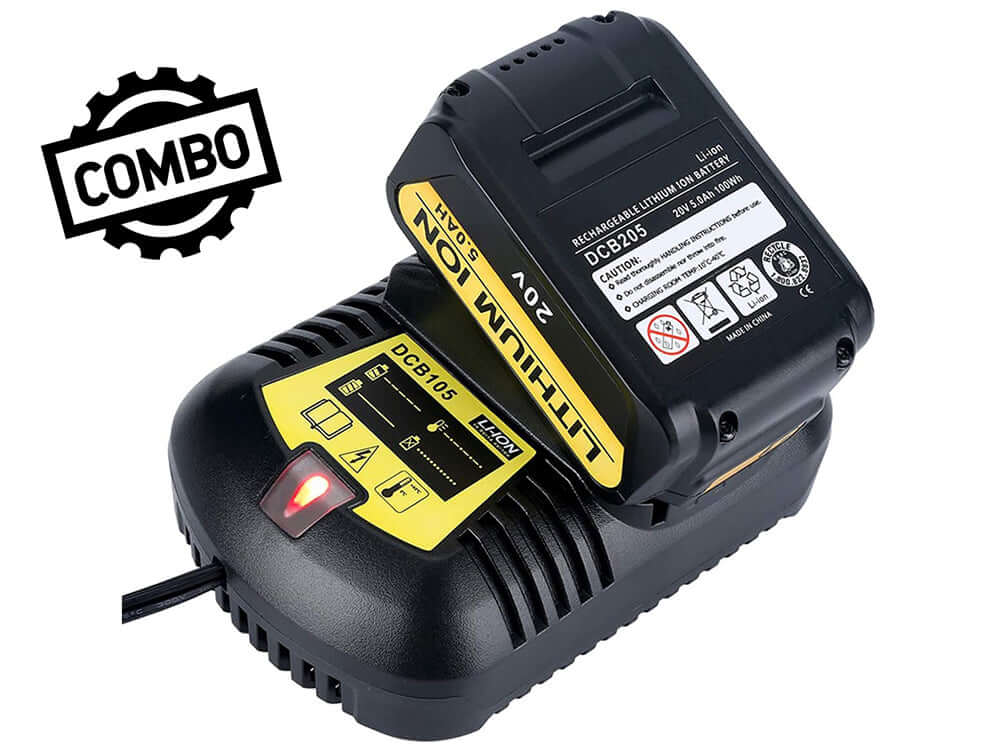 Replacement Dewalt battery charger DCB105 Battery 5000 mAh - Image 3