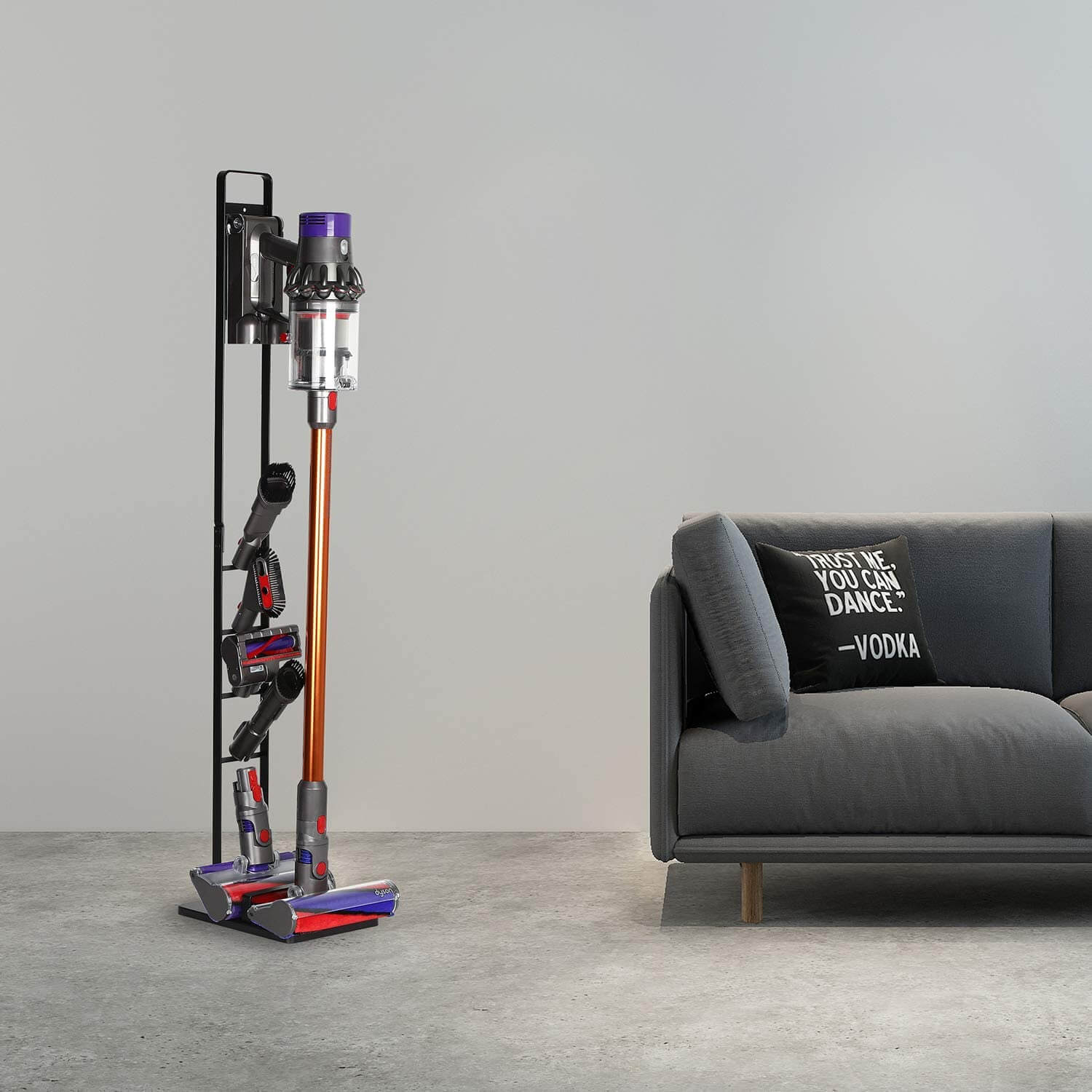 Freestanding Vacuum Stand For Dyson V6 7 8 V10 Compatible - Image 2