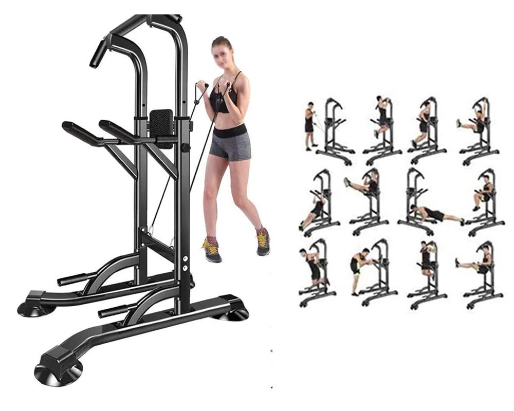 Chin Up Pull Up Chin Up Station Power Tower Home Gym - Image 2