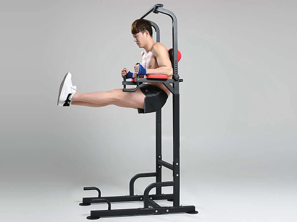 Power Tower Dip Stand Pull Up Bar – Adjustable Home Gym Workout Station 100kg - Image 3