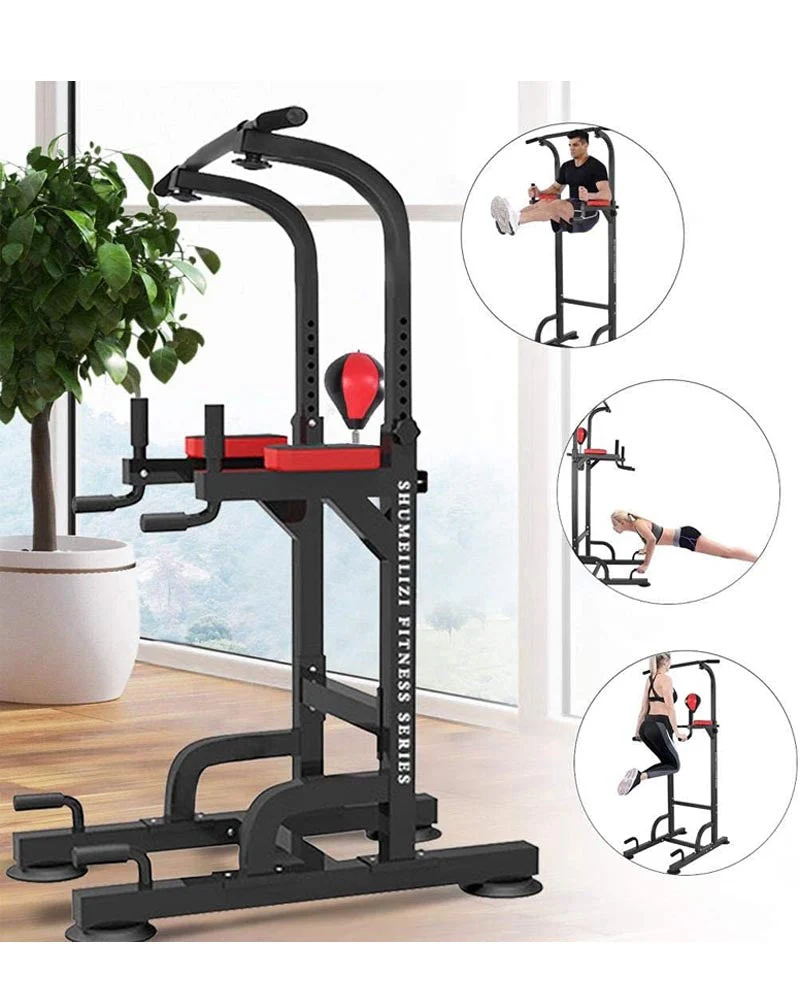 Power Tower Dip Stand Pull Up Bar – Adjustable Home Gym Workout Station 100kg - Image 7