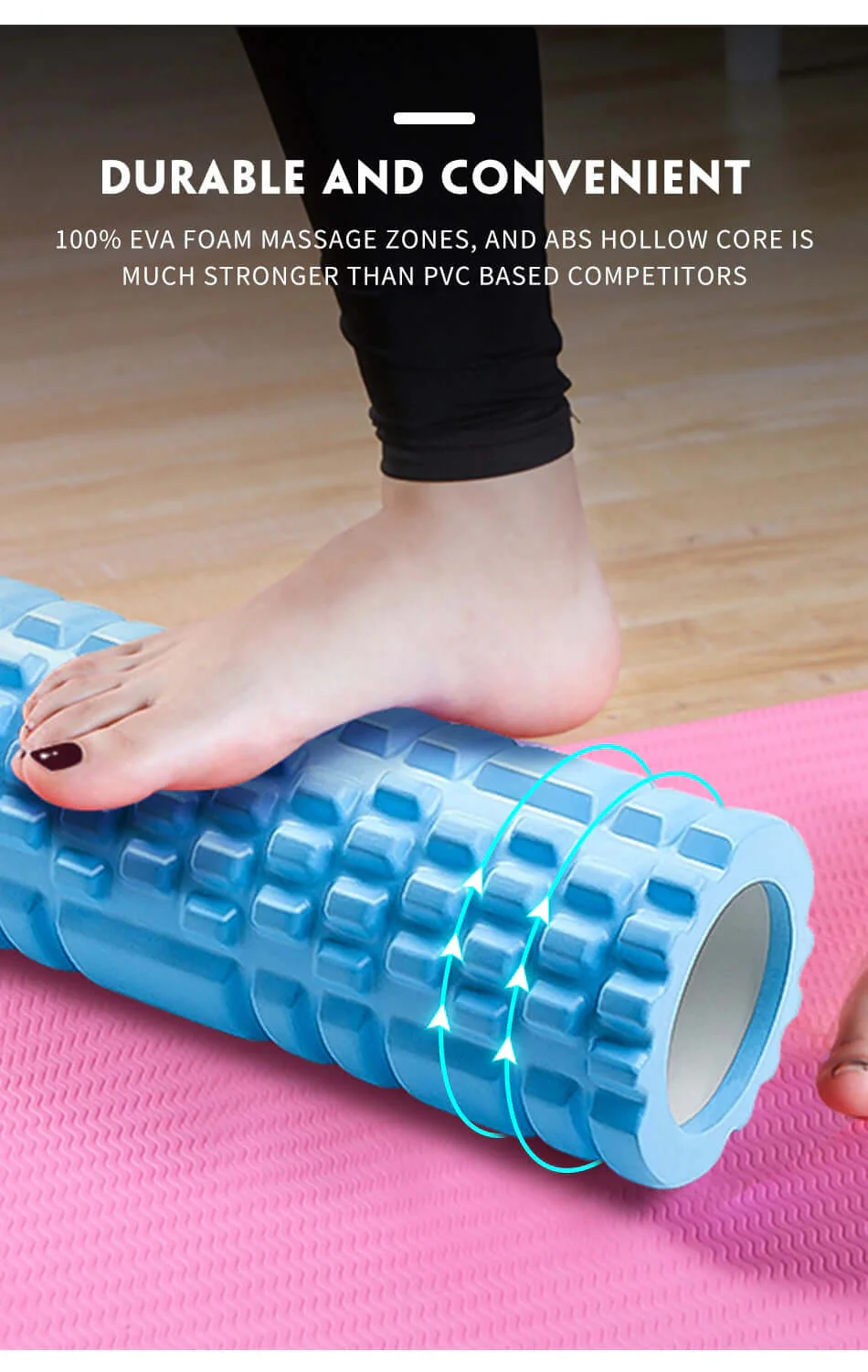Foam Roller Yoga Roller Density Deep Tissue Massager - Image 6