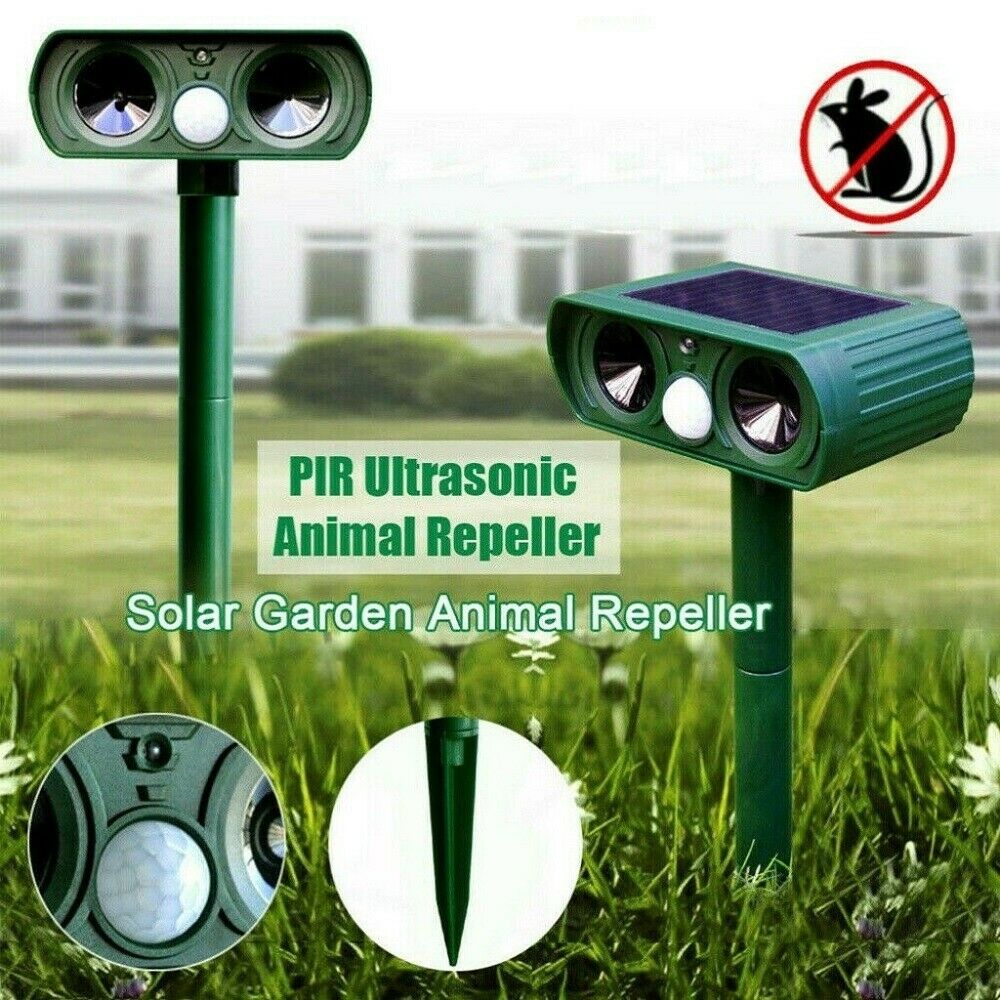 Solar Powered Insect Repeller Animal Repeller Ultrasonic - Image 3