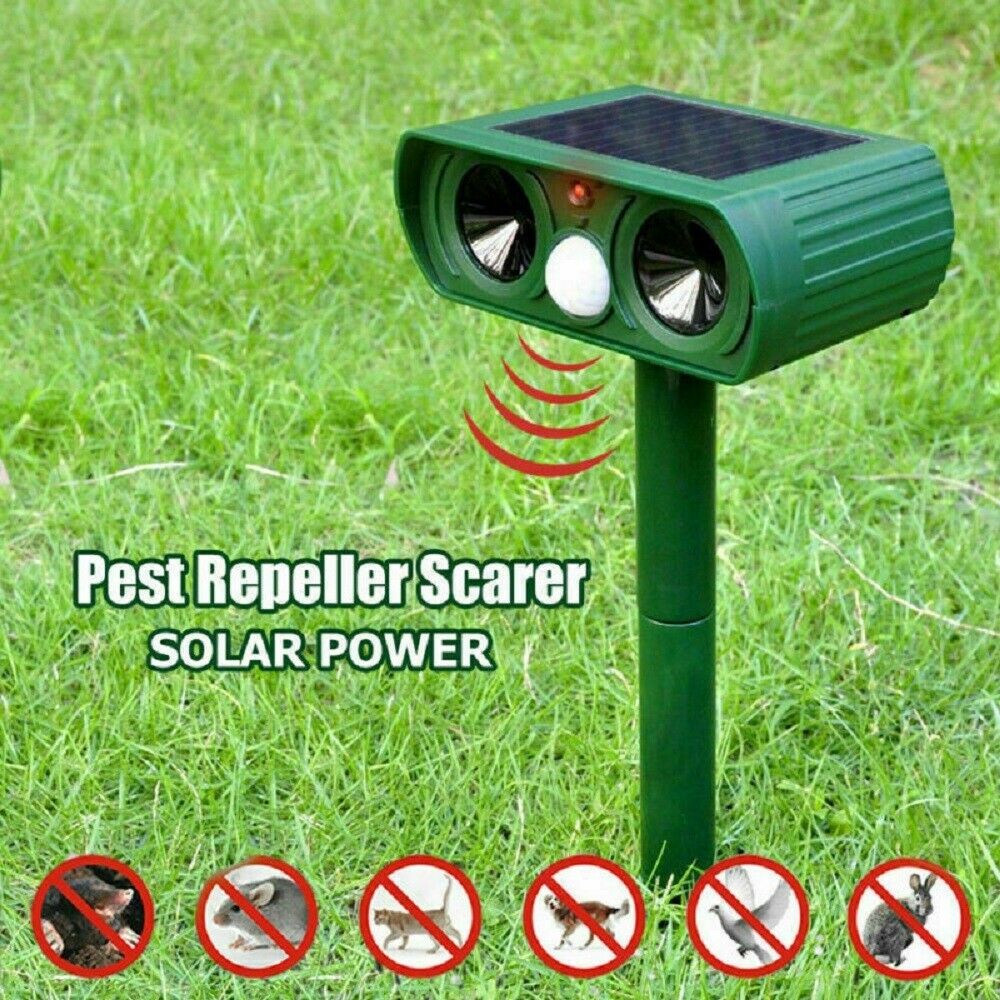 Solar Powered Insect Repeller Animal Repeller Ultrasonic - Image 8