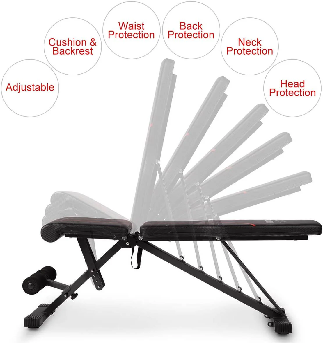 Adjustable Foldable Weight Bench - Image 5